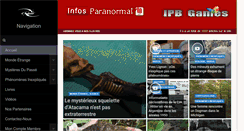 Desktop Screenshot of infos-paranormal.net